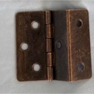 Set of 10 Metal Tri-Fold Hinges